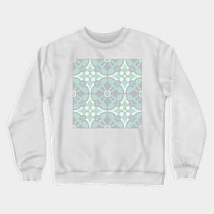 Portuguese tiles pattern. Vintage background. Vector seamless texture Crewneck Sweatshirt